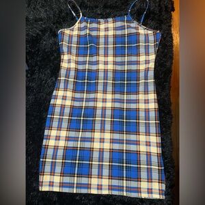 Beautiful flannel print dress great for the summer time